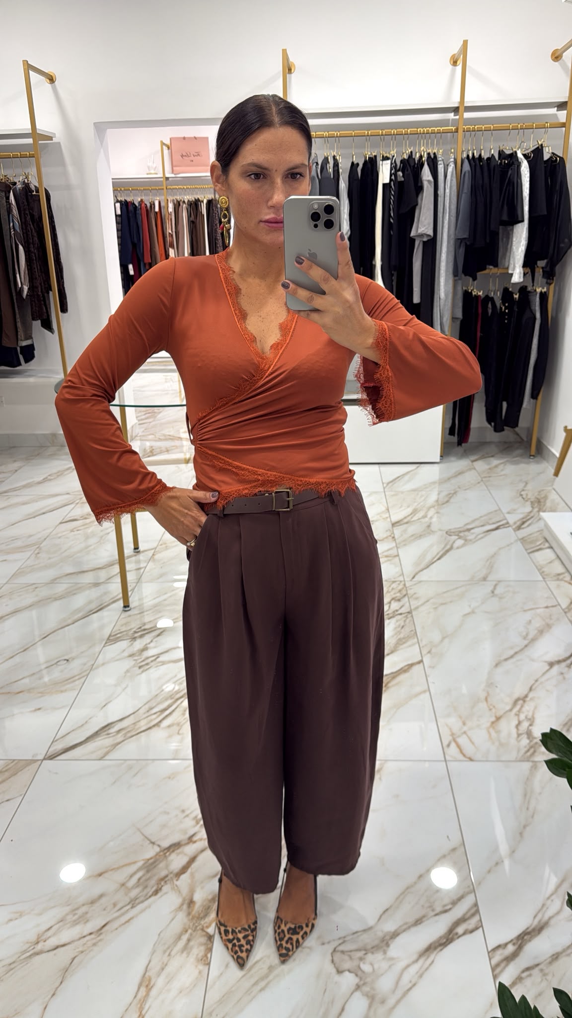 Pantalone Kamy moka