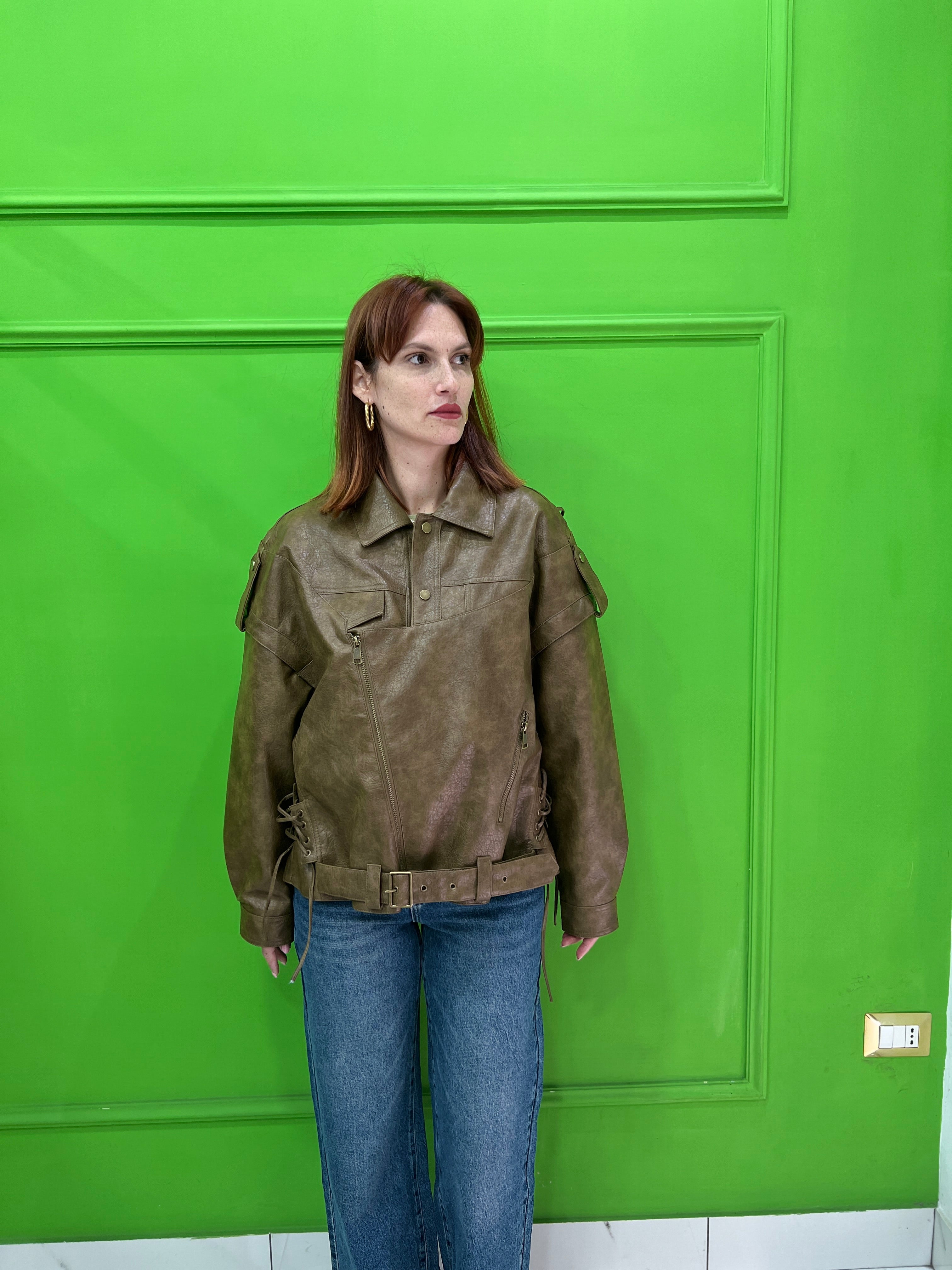 Chiodo Milly Verde oliva