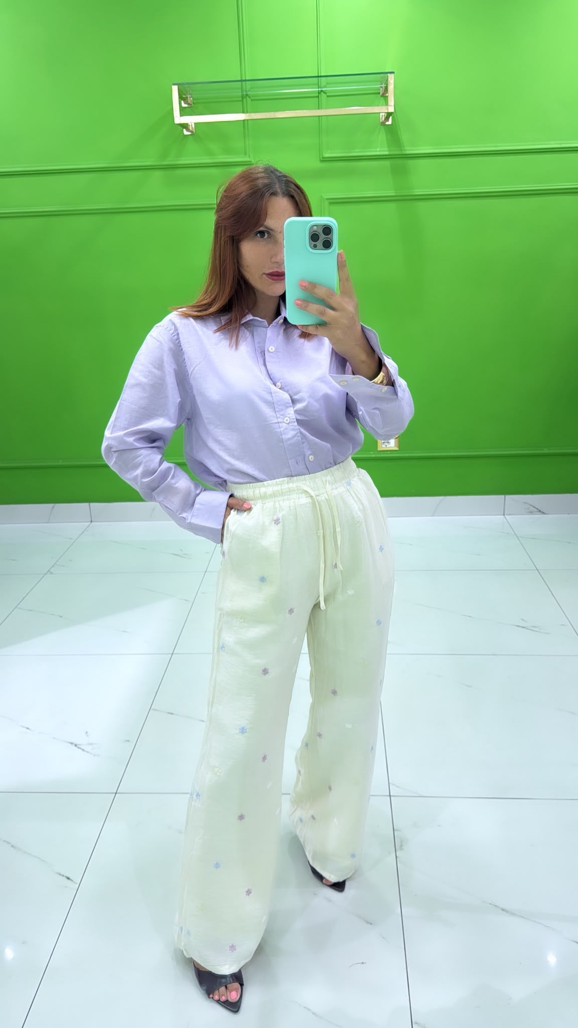 Camicia Basica lilla