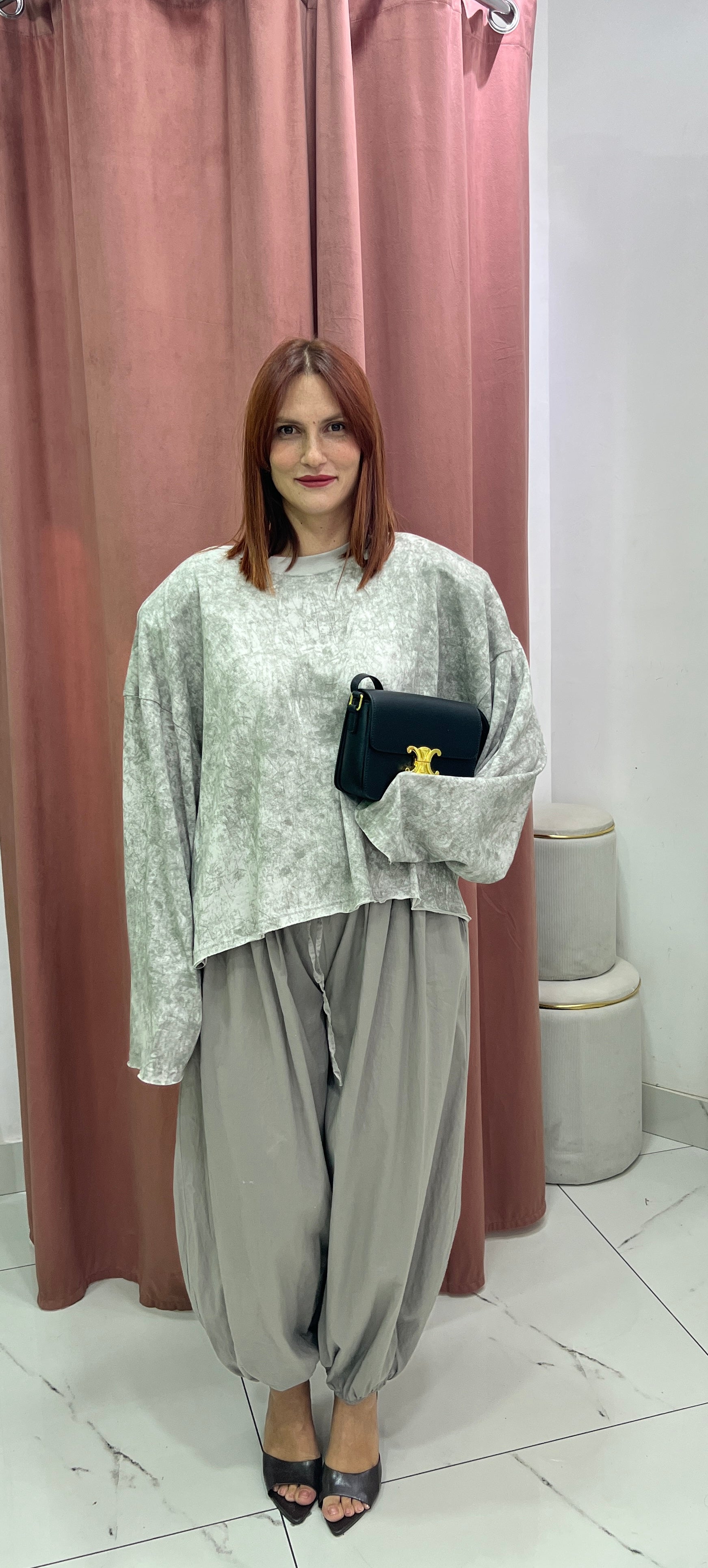 Pantalone Mina Sabbia