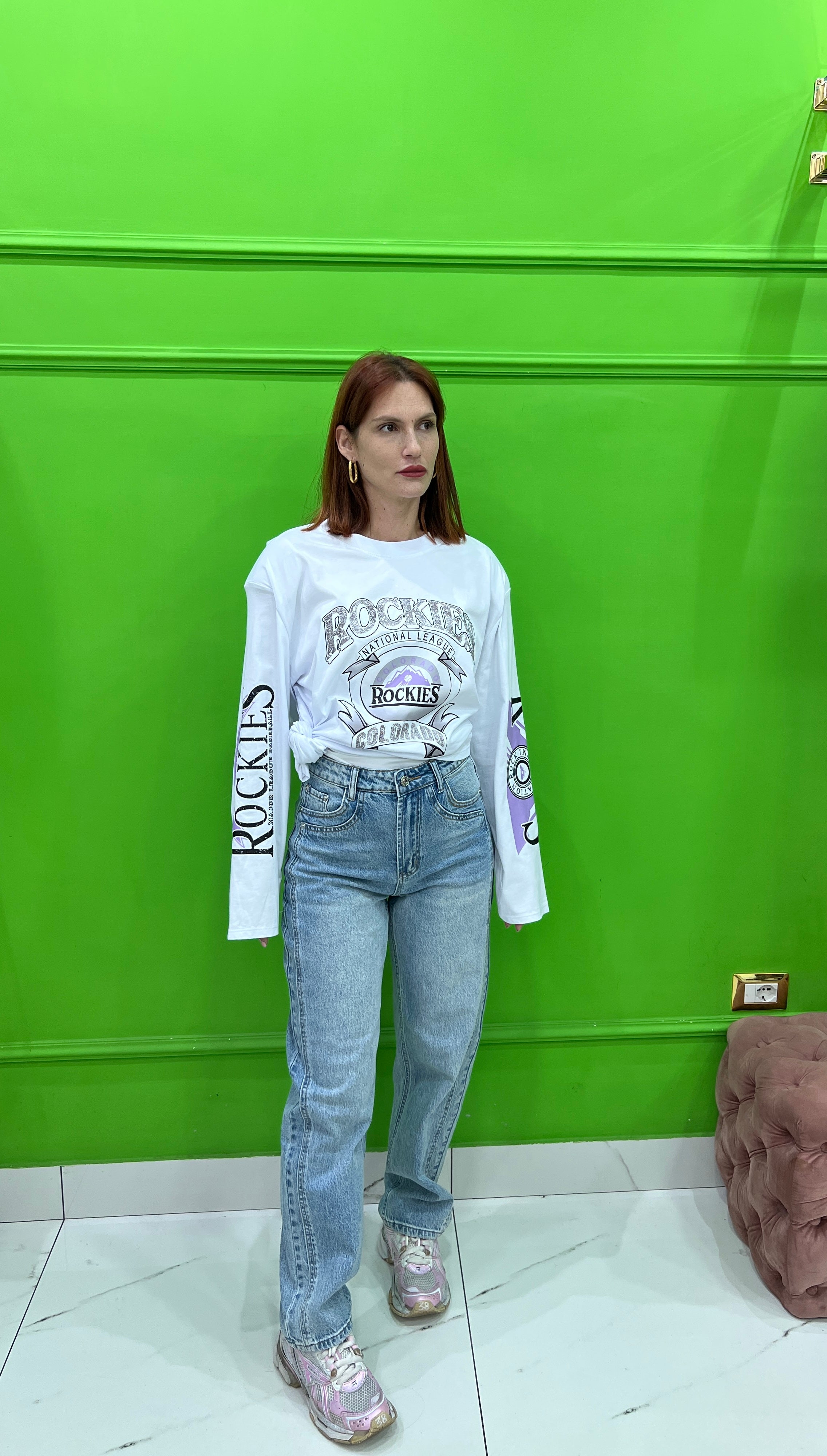 Maglia Rockies Bianca
