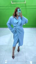 Abito Nina celeste