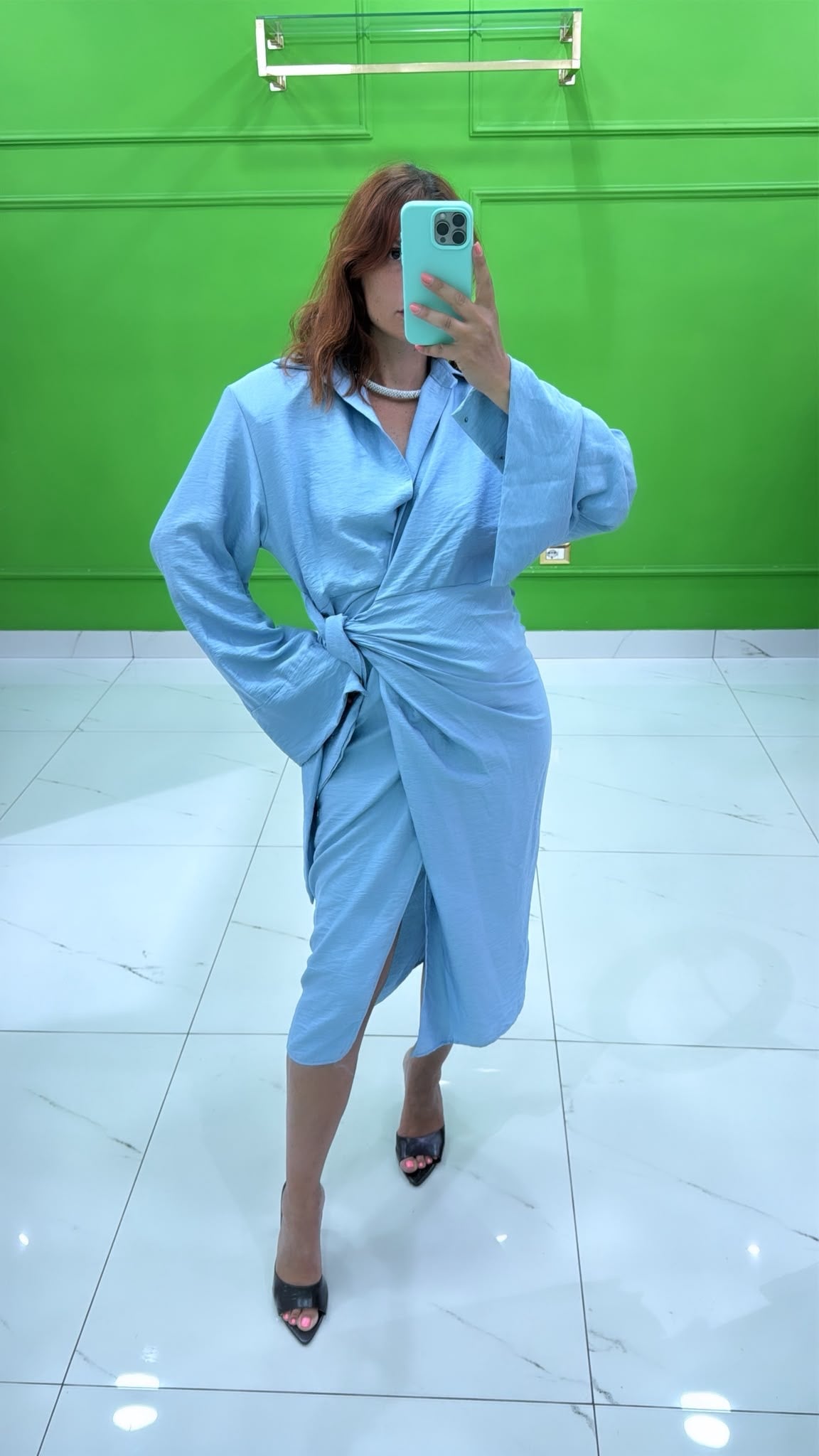 Abito Nina celeste