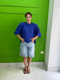 Maglia Barock blu cobalto