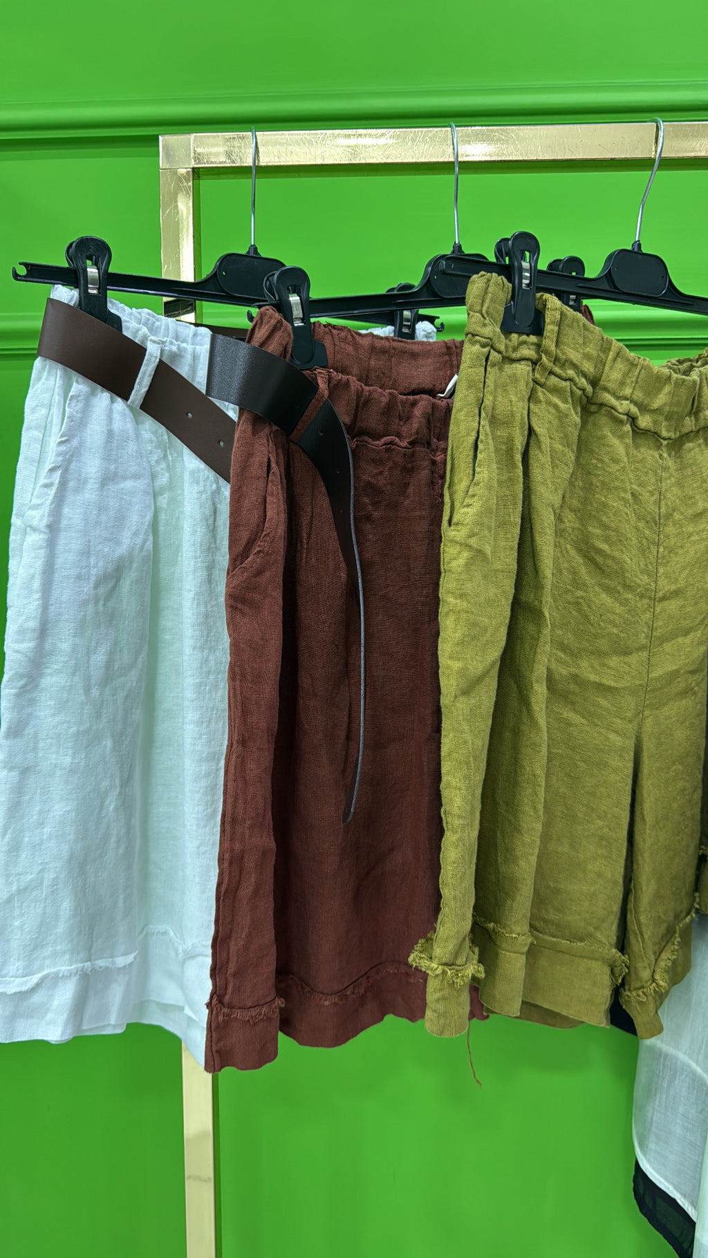 Bermuda 100% lino vari colori