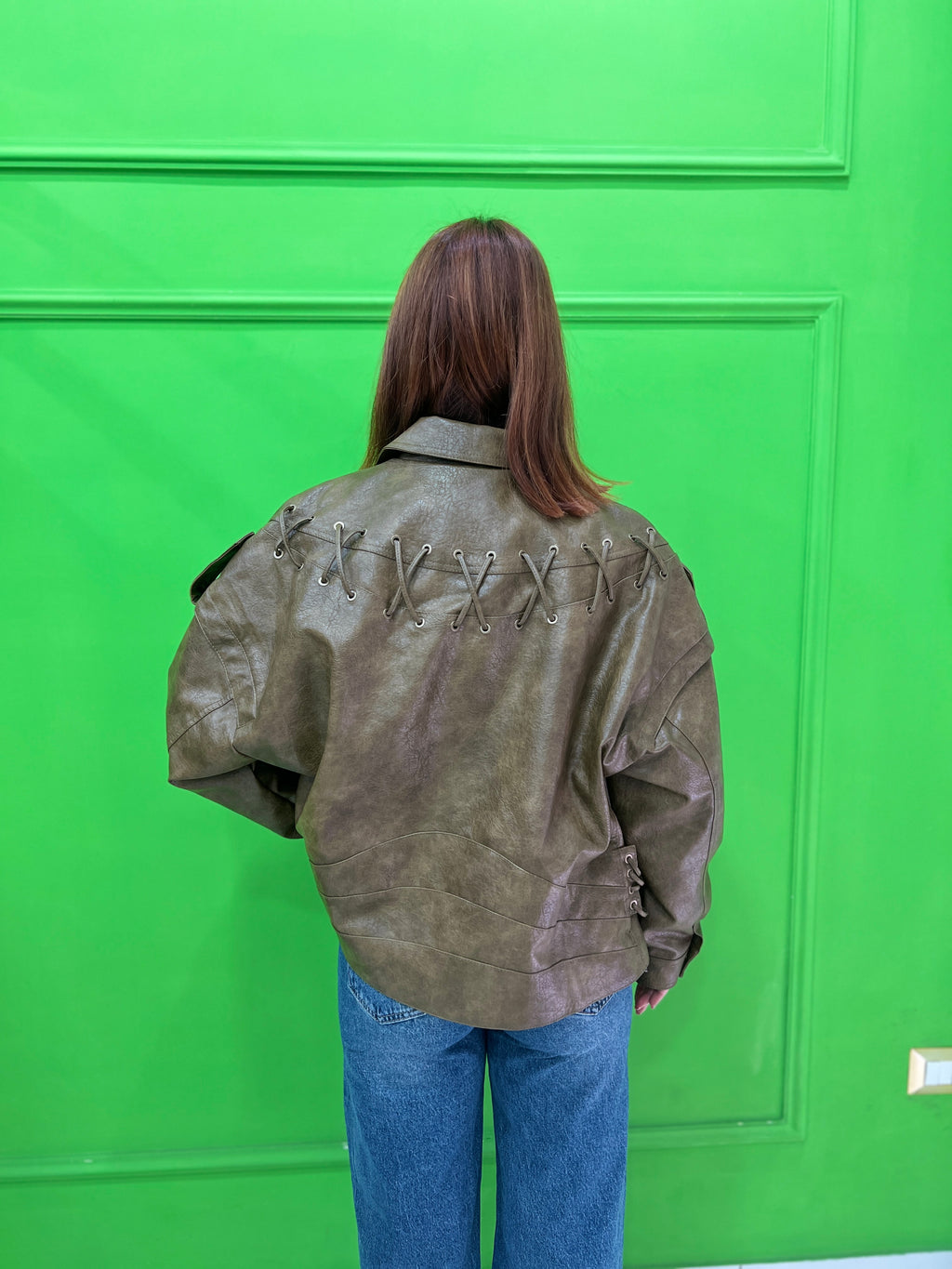 Chiodo Milly Verde oliva