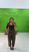 Pantalone Tartan Borgogna