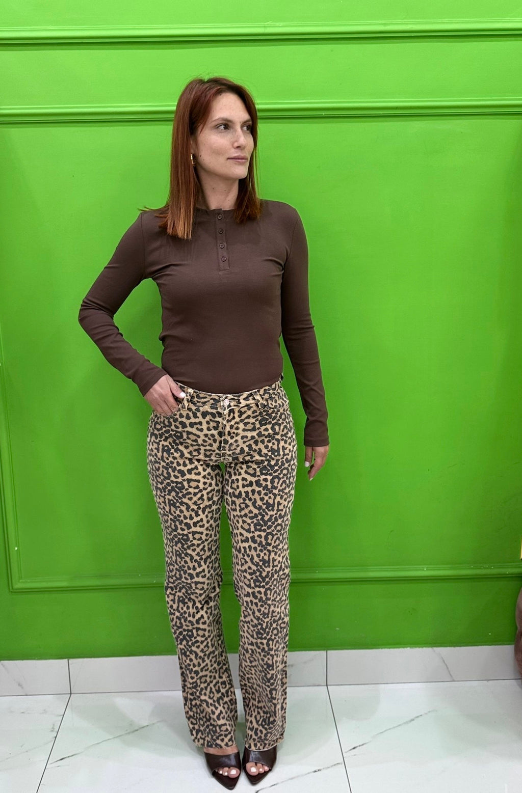Jeans Leopardato