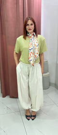 Pantalone Mina Beige
