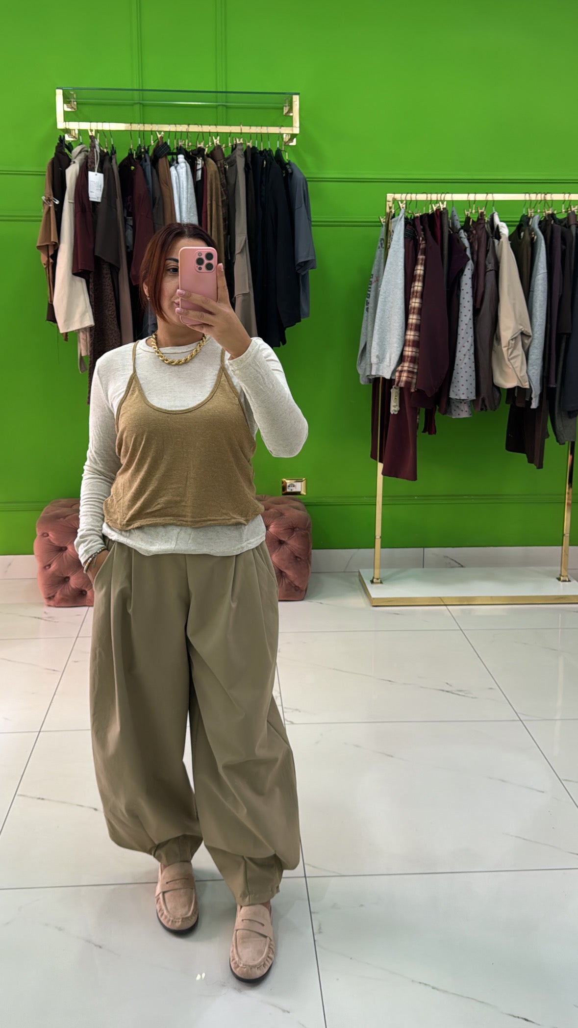 Pantalone Marty beige