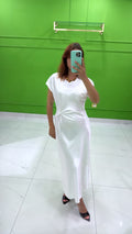 Abito Satin bianco