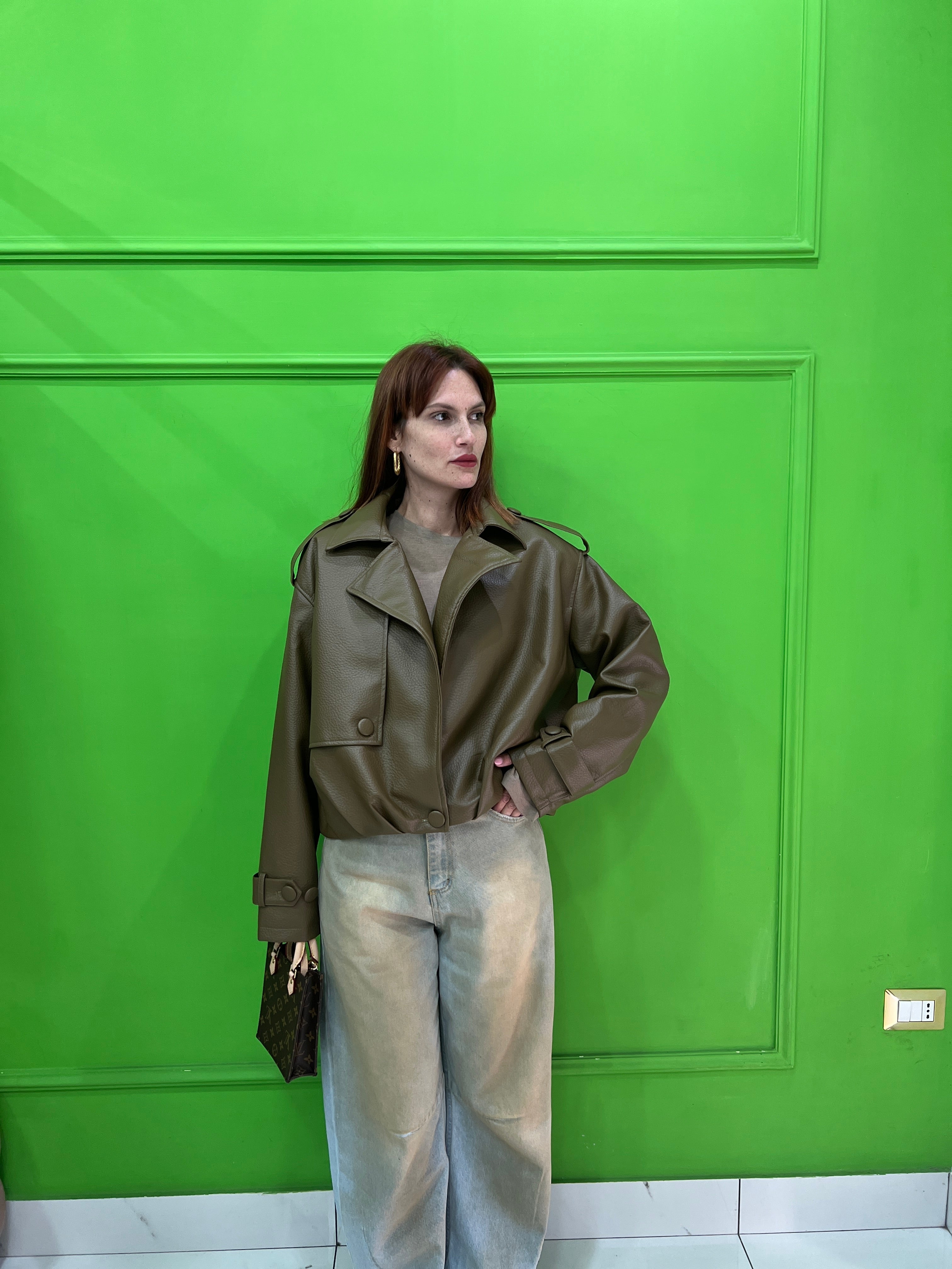 Bomber Sasha Verde oliva