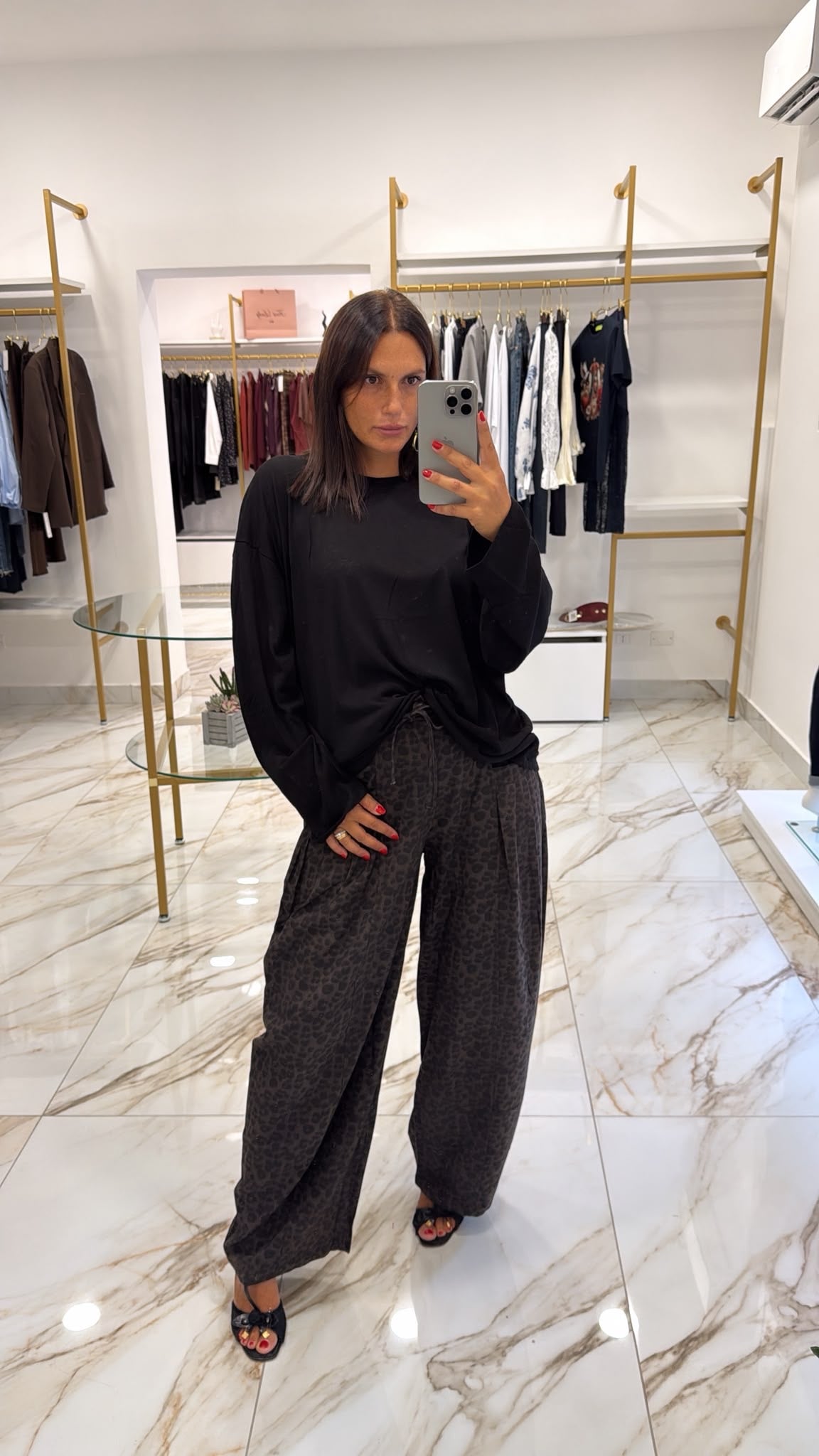 Pantalone maculato