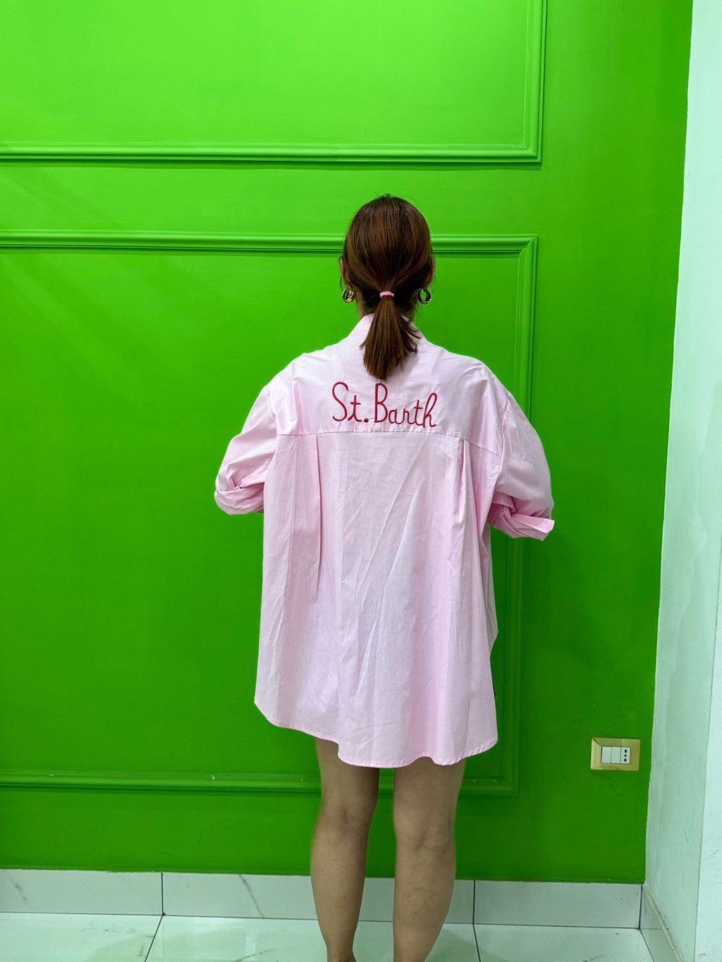 Camicia St Barth rosa