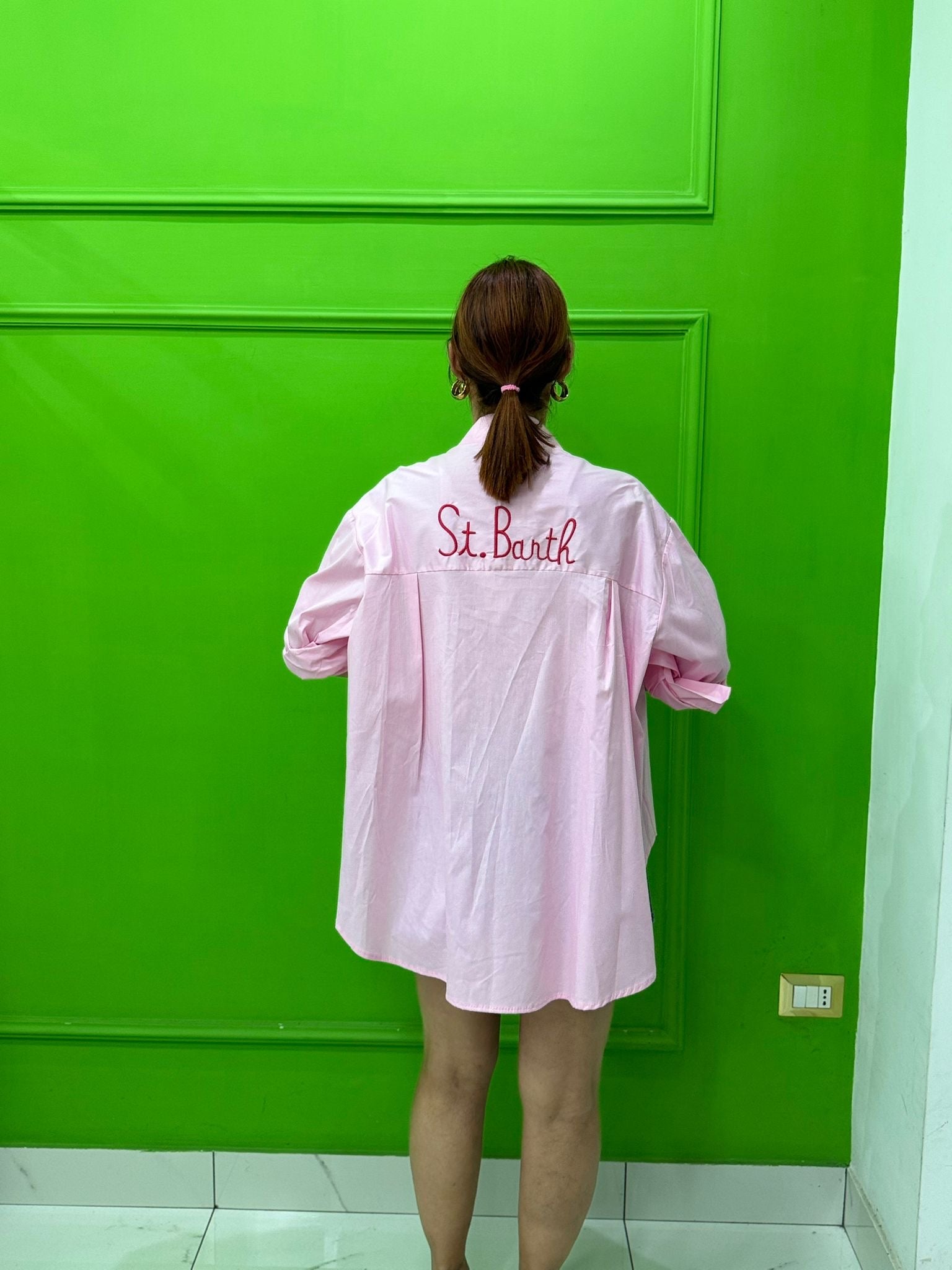 Camicia St Barth rosa