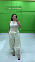 Pantalone Giselle crema