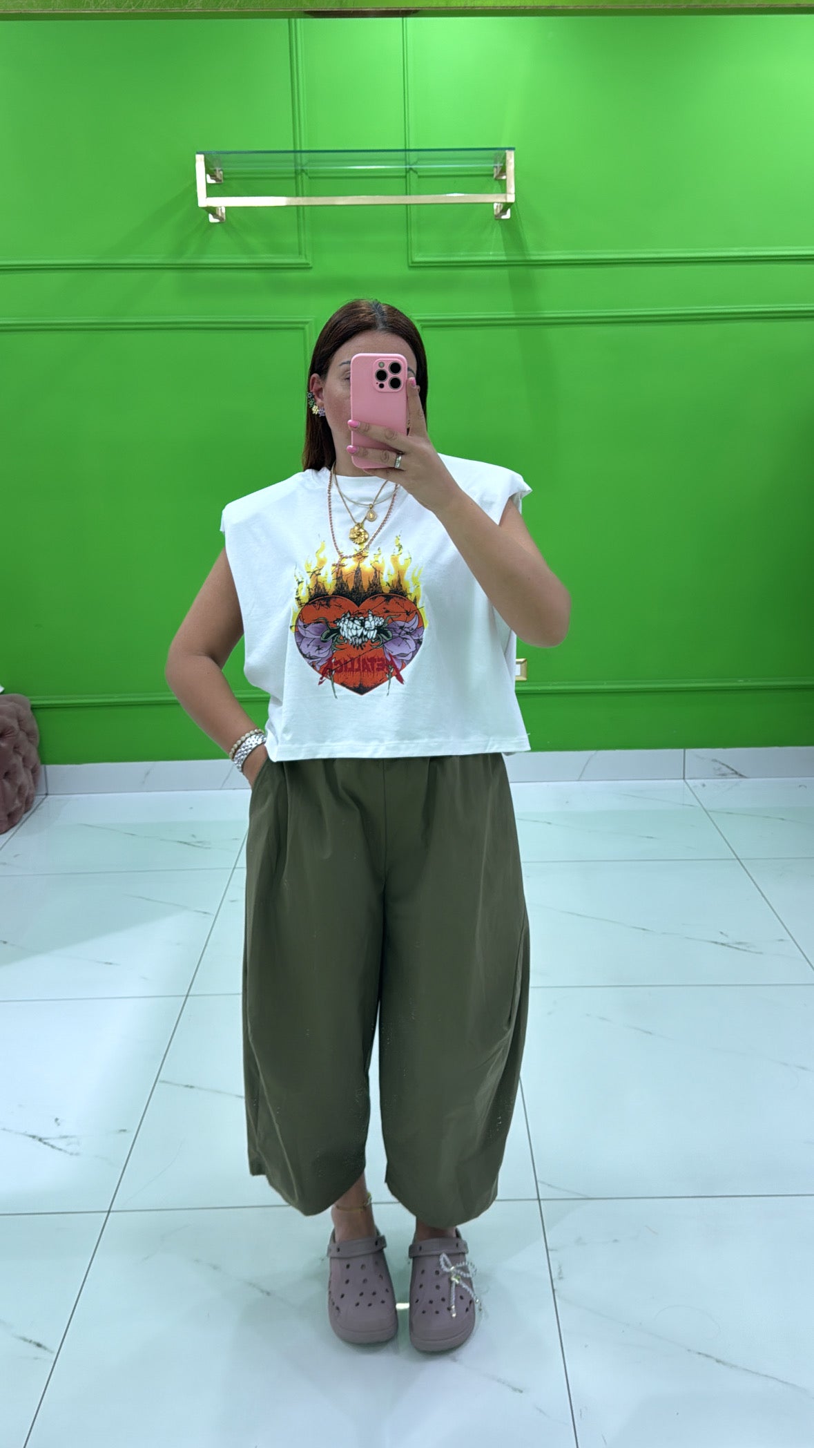 Pantalone Daria verde