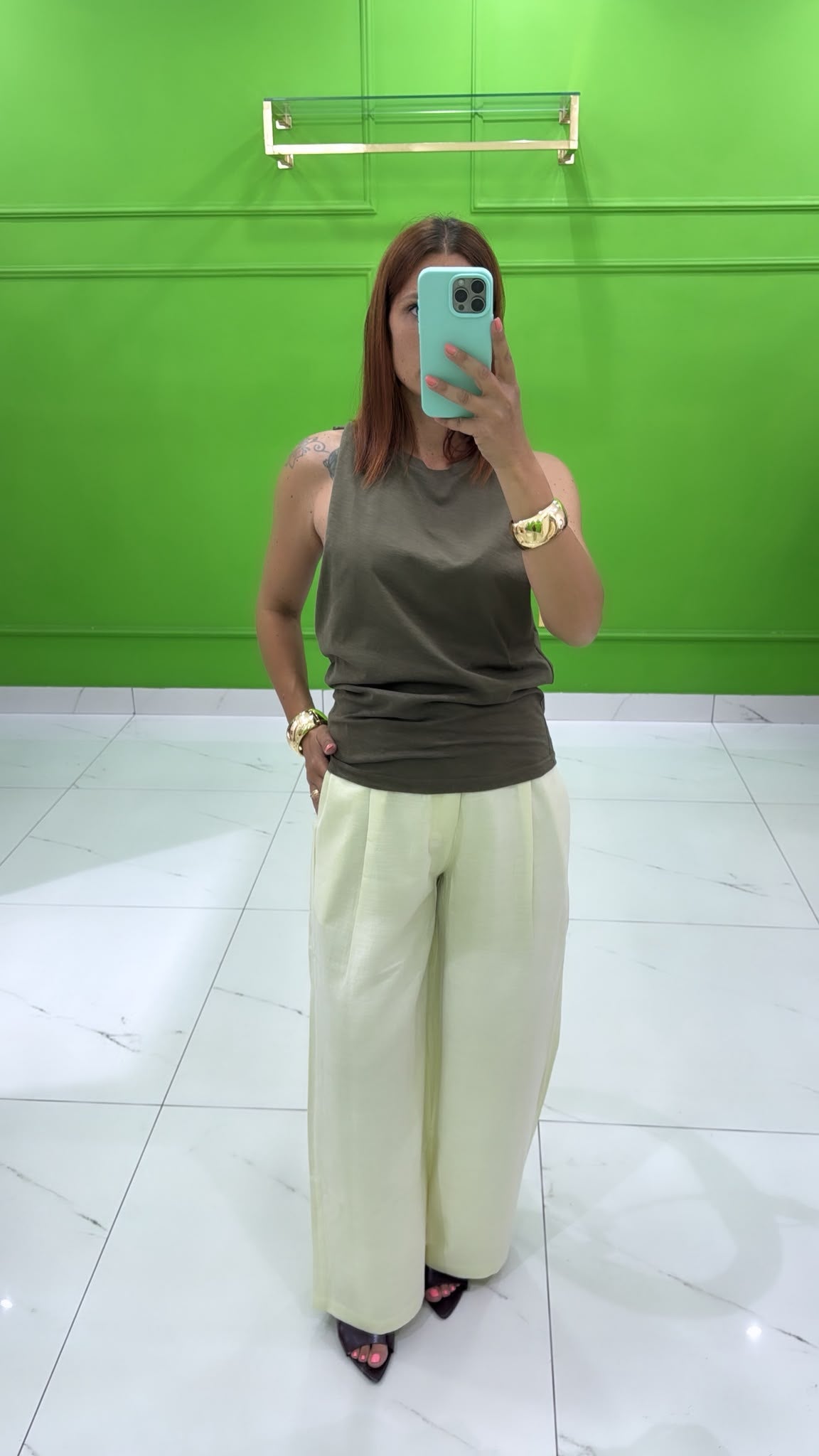 Pantalone Noemi giallo