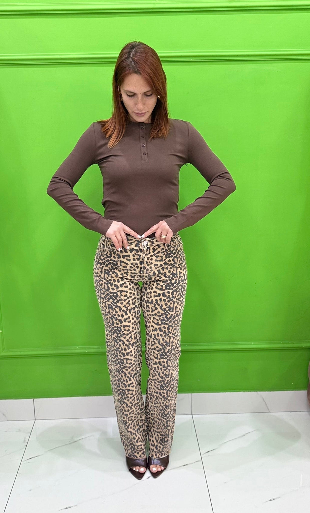 Jeans Leopardato