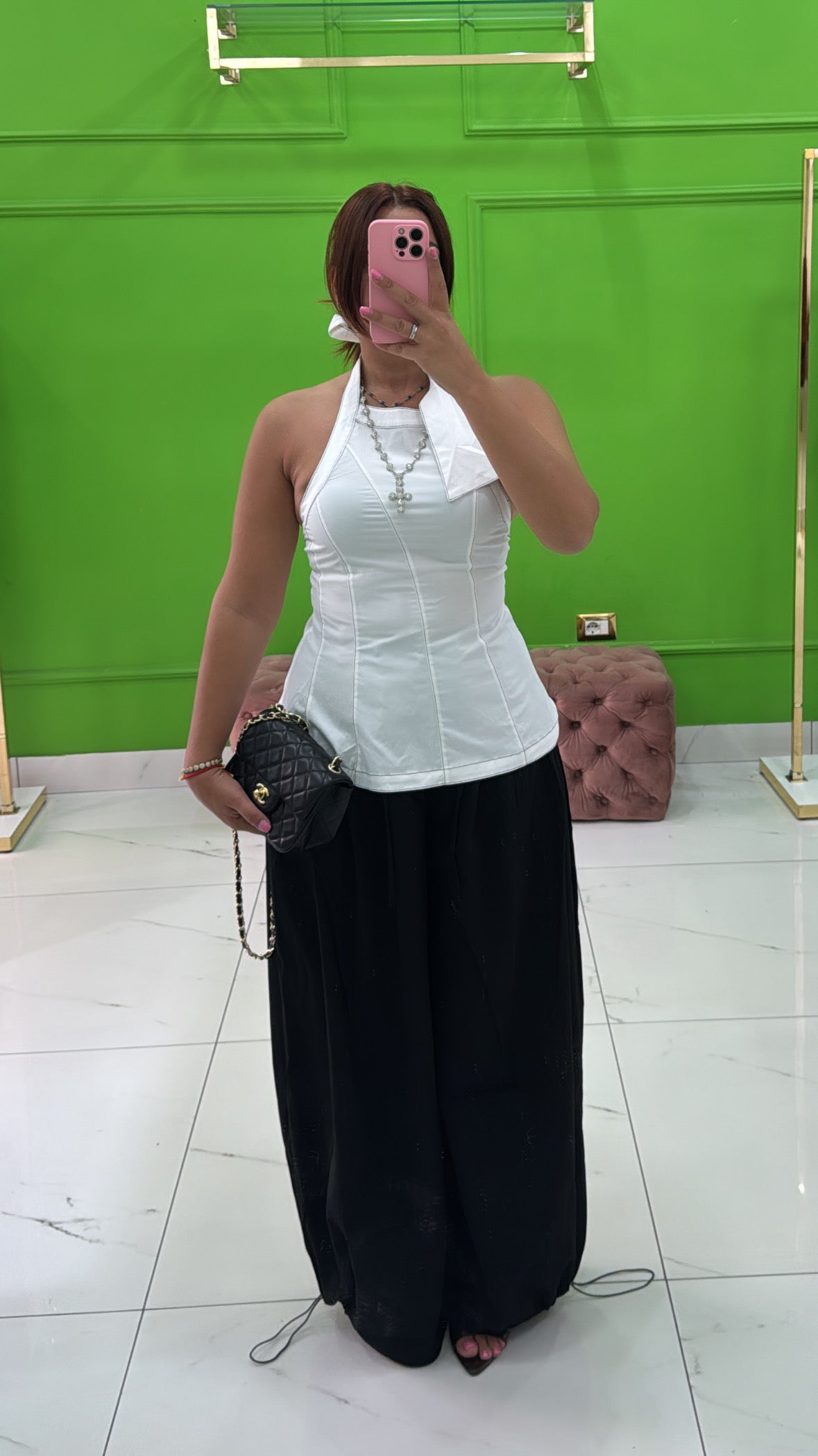 Pantalone ballon nero