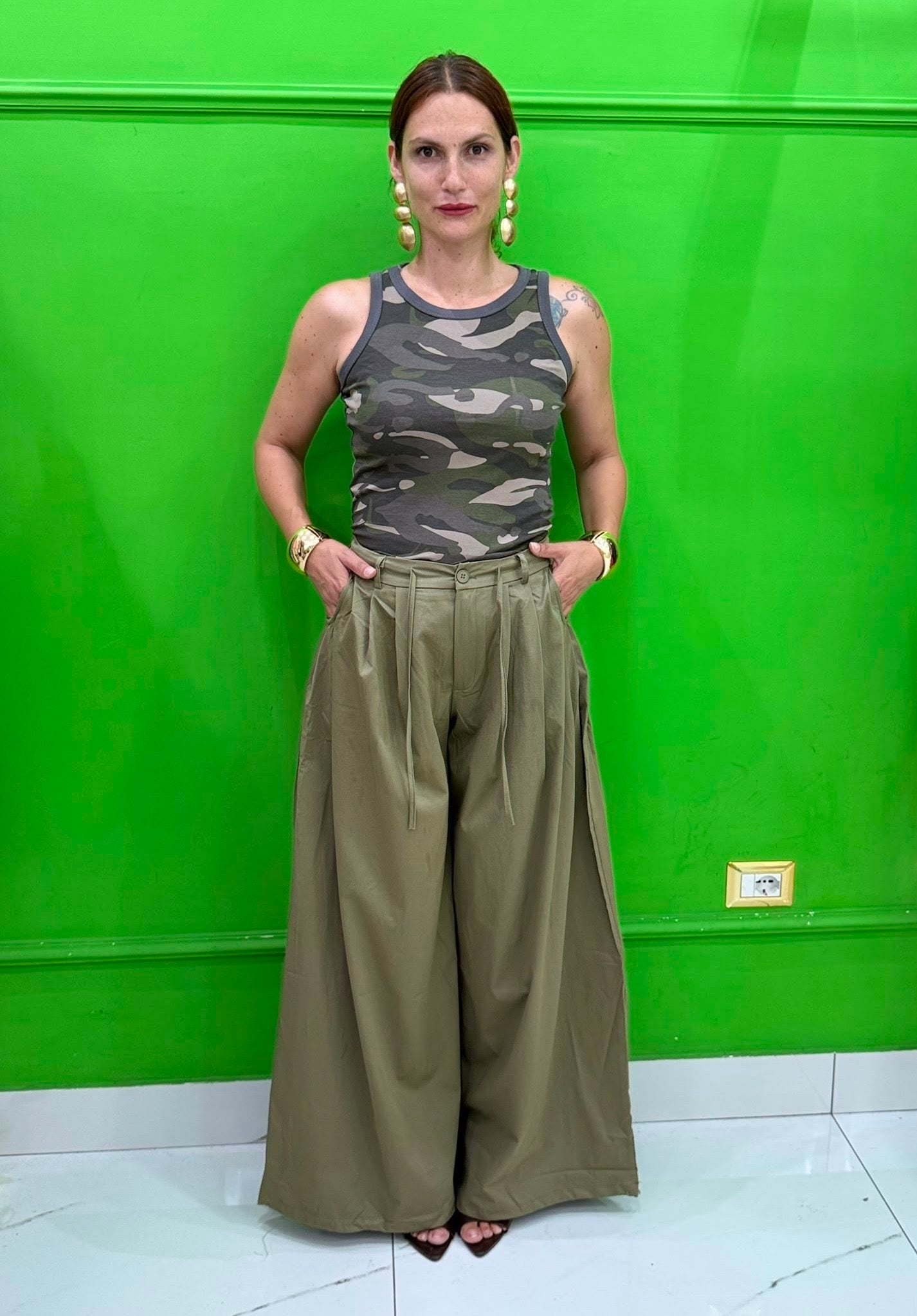 Canotta Military verde