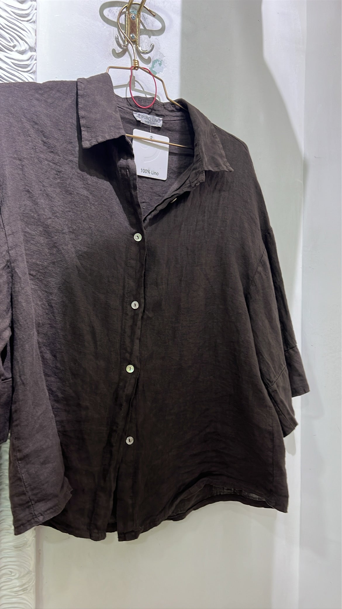 Camicia 100% lino vari colori