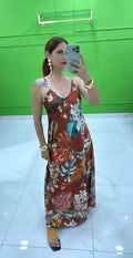 Abito Satin coccio