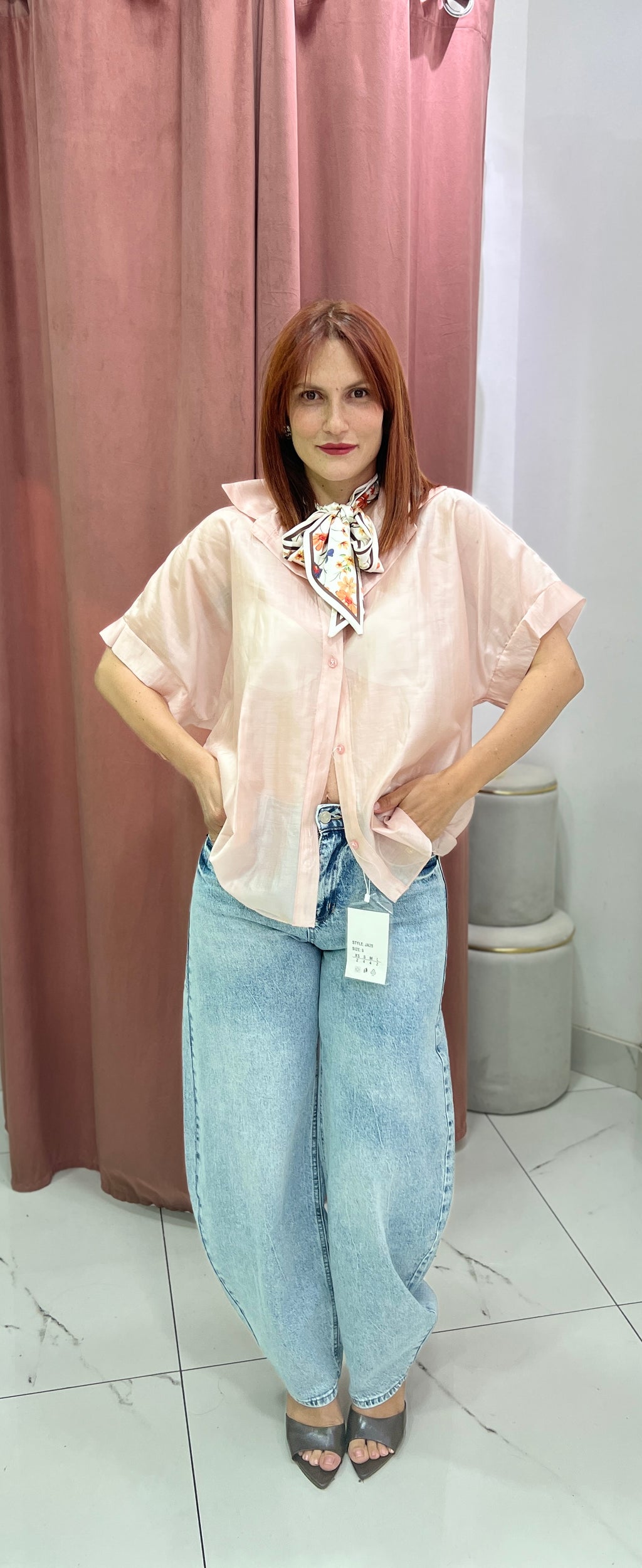 Camicia velata vari colori